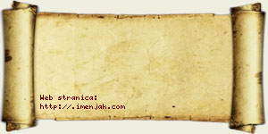 Tijana Bunjevac vizit kartica